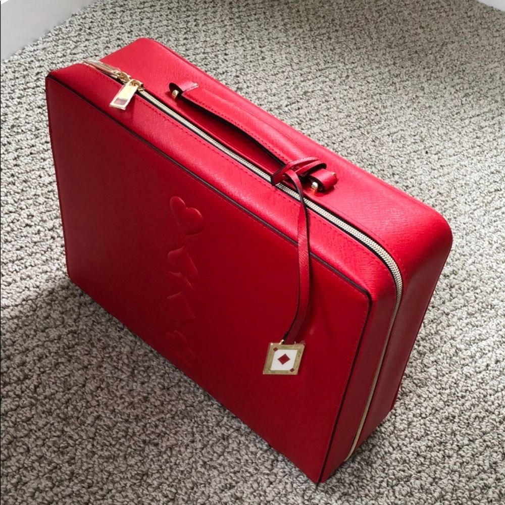 Estée Lauder red train case - Picture 2 of 6